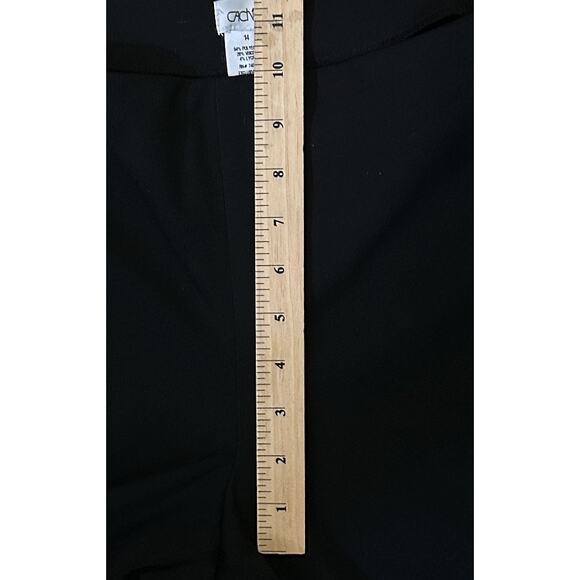 NWT Cache Straight Leg High-Rise Pull On Black Dress Pants Size 14 34X33 - Picture 3 of 6